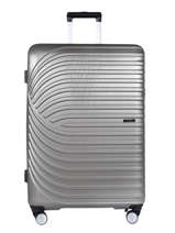 Harde Reiskoffer L Wind Travel Goud wind 18812-L