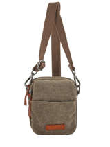 Cross Body Tas Etrier Beige canvas ECAN04