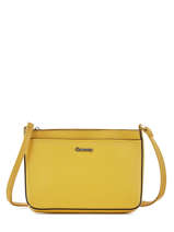 Cross Body Tas Saffiano Miniprix Geel saffiano L86002