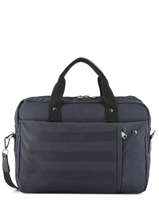 Business Tas Trentino Serge blanco Blauw trentino TRE41001