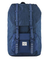 Sac  Dos Little America 1 Compartiment + Pc 15'' Herschel Bleu classics 10014