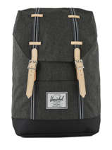 Sac  Dos 1 Compartiment Herschel Noir offset 10066-O