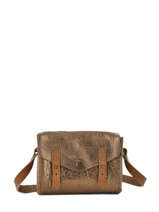 Sac Lemini Indispensable Cuir Paul marius Marron vintage MINI