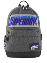 Sac  Dos 1 Compartiment Superdry Gris backpack men M91024MT