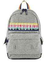 Sac  Dos Retro Montana 1 Compartiment Superdry Gris backpack men G91013JR