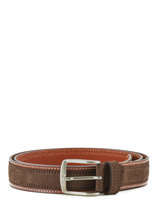 Ceinture Homme Ajustable Jean Petit prix cuir Marron belt jeans 3709-35