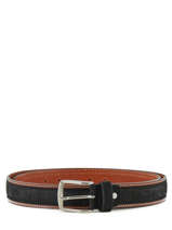 Ceinture Homme Ajustable Jean Petit prix cuir Noir belt 3709-35