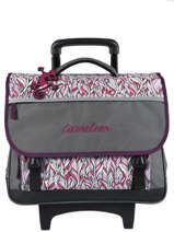 Cartable � Roulettes Enfant 3 Compartiments Cameleon Gris actual CR41