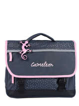 Boekentas Kind 2 Compartimenten Cameleon Blauw actual CA38