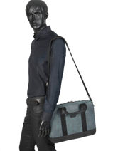 Documententas 1 Compartiment Met 15" Laptopvak Hexagona Zwart journey 936032-vue-porte