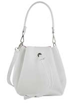 Mini Bucket Bag Caviar Leder Milano Wit caviar CA19042