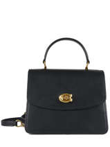 Sac Bandoulire Parker Cuir Coach Noir parker 52664