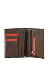 Portefeuille Cuir Hexagona Marron instinct 667293-vue-porte