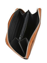 Portefeuille Caviar Cuir Milano Marron caviar CA19043-vue-porte