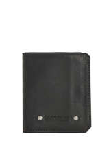 Portemonnee Leder Foures Zwart baroudeur 09255