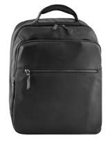 Sac  Dos Business 3 Compartiments Etrier Noir foulonne EFOU04
