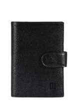 Portemonnee Leder Hexagona Zwart republique 333158