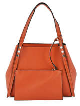 Sac Cabas Caviar Cuir Milano Orange caviar CA19041