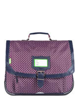 Cartable 2 Compartiments Tann's Violet les fantaisies f 38253