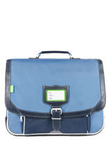 Cartable 2 Compartiments Tann's Bleu les bicolores 38128