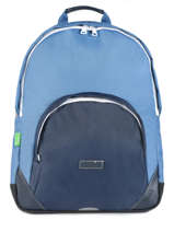 Sac  Dos 2 Compartiments Tann's Bleu les bicolores 63128