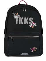 Sac  Dos 2 Compartiments Ikks Noir black tea 63814