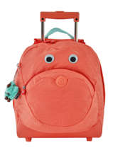 Sac  Roulettes Kipling Rose back to school 157