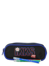 Trousse 2 Compartiments Ikks Bleu stranger college 12841-vue-porte
