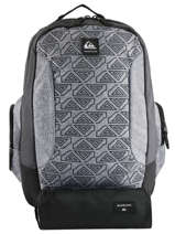 Sac  Dos 2 Compartiments Schoolie Quiksilver Gris youth access QYBP3557