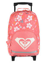 Rugzak Op Wieltjes Roxy Zwart kids RLBP3039