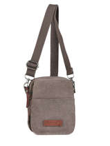 Sac Bandouli�re Etrier Marron canvas ECAN04