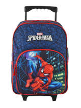 Sac  Dos  Roulettes Mask Spiderman Bleu mask SPIEI08