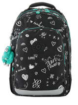 Rugzak 2 Compartimenten + Pc 15'' Kipling Zwart back to school I4053
