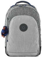 Rugzak 2 Compartimenten + Pc 15'' Kipling Grijs back to school I4053