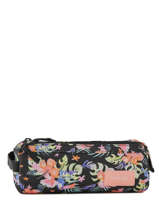 Trousse 2 Compartiments Rip curl Noir toucan flora LUTGC4