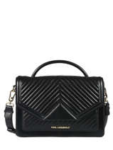 Sac Cartable Klassic Quilted Cuir Karl lagerfeld Noir klassic quilted 96KW3024