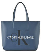 Sac Cabas Sculpted Monogramme Calvin klein jeans Bleu sculpted monogramme K605521