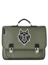 Cartable Caramel et cie Gris gars GMG