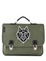 Cartable Caramel et cie Gris gars MMG