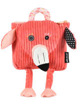 Mini Rugzak Globe Trotoys Les deglingos Zwart globe trotoys 350