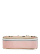 Trousse 1 Compartiment Jeune premier Rose canvas PB019