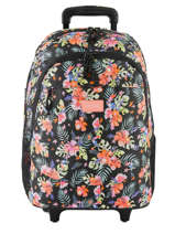 Rugzak Op Wieltjes 2 Compartimenten Rip curl Zwart toucan flora LBPQD4