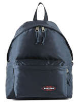 Sac  Dos Padded Satin Eastpak Bleu satinfaction K620SAT