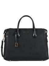 Handtas A4 Formaat Mercer Belted Leder Michael kors Zwart mercer belted S9GM9S3L