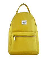 Sac  Dos 1 Compartiment Herschel Jaune classics woman 10502