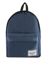 Sac  Dos 1 Compartiment Herschel Bleu classics 10753