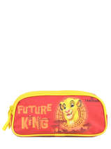 Trousse 2 Compartiments Le roi lion Rouge king ROINI00