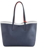 Sac Port paule A4 Reversible Anna Season Lacoste Bleu anna season NF2994AS