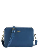 Sac Bandoulire Chantaco Cuir Lacoste Bleu chantaco NF2731CE