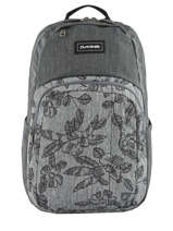 Sac  Dos 2 Compartiments + Pc 15'' Dakine Gris campus 10002634